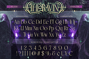 Theravin - Dark Tribal, a Serif Font by Artisan Themes (Thumbnail 2 of 12)