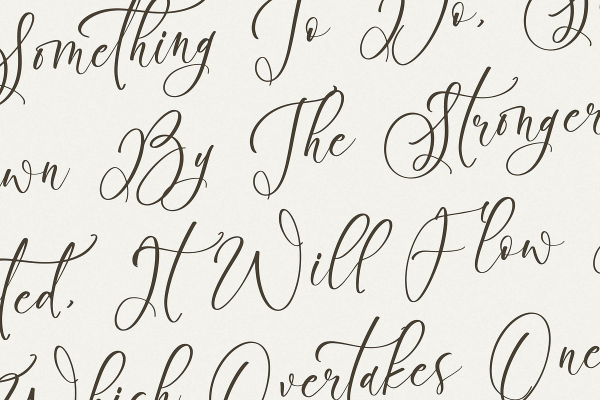 Boutiquen Serahpine Calligraphy Font, a Script Font by Letterena Studios Script (Photo 10 of 15)