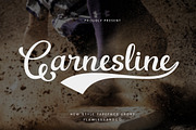 Garnesline - Sports Font, a Script Font by Flawless And Co (Thumbnail 1 of 10)