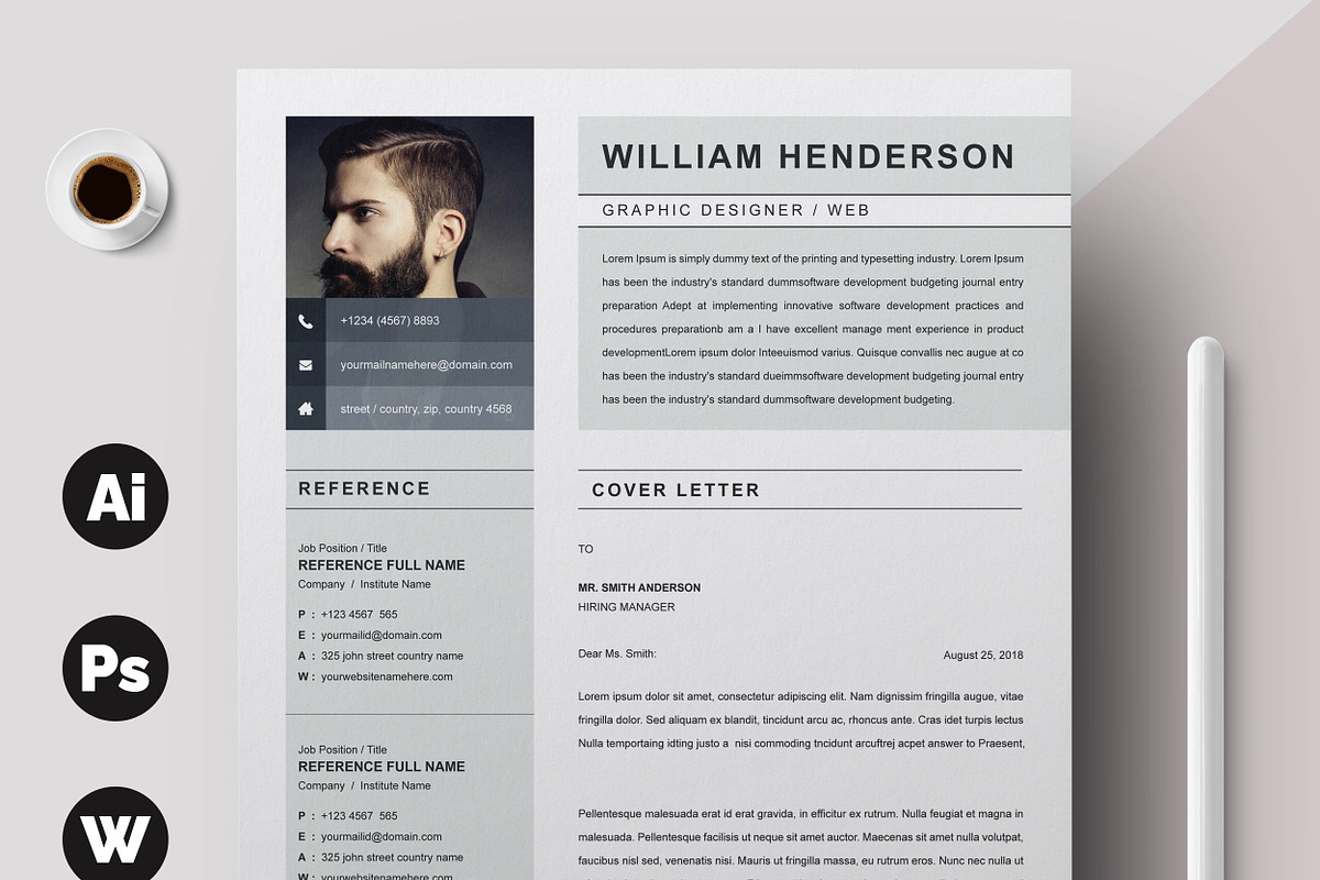 Resume / CV 2022, a Resume Template by X-Type (Photo 3 of 5)