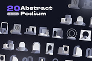 Abstract Podium 3D, an Object 3D Model by kerismaker (Thumbnail 7 of 8)