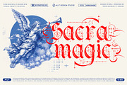 Strata magic Typeface, a Blackletter Font by alit design (Thumbnail 11 of 17)