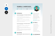 Clinical Nursing Specialist Resume, a Resume Template by iDoodle Studio (Thumbnail 1 of 4)