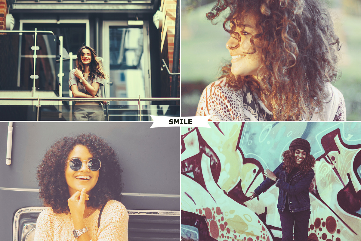 Smile Photoshop Actions preview 6