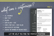 Modern RESUME TEMPLATE with Photo, a Resume Template by LevelUpResume (Thumbnail 4 of 5)