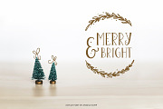 Joyeux Christmas font & clipart, a Sans Serif Font by Angele Kamp (Thumbnail 7 of 8)