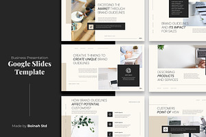 Brand Guideline Gslides Template