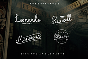 The Grateful Script, a Script Font by Sronstudio (Thumbnail 5 of 15)