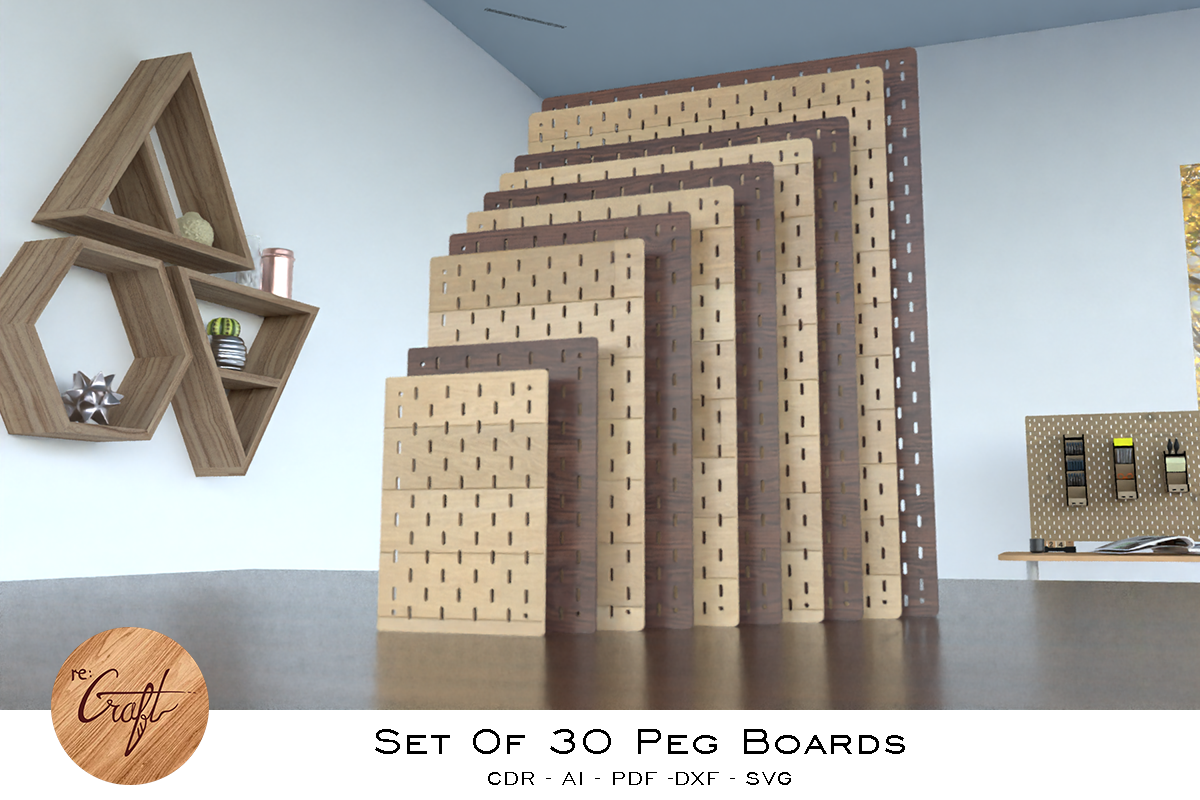 Set Of 30 Peg Boards, a Templates & Theme by StanleyTirtoutomo (Photo 11 of 12)