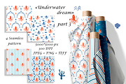 Scandinavian Kids Seamless Patterns, a Pattern Graphic by Oksana Dovhopol Art (Thumbnail 1 of 15)