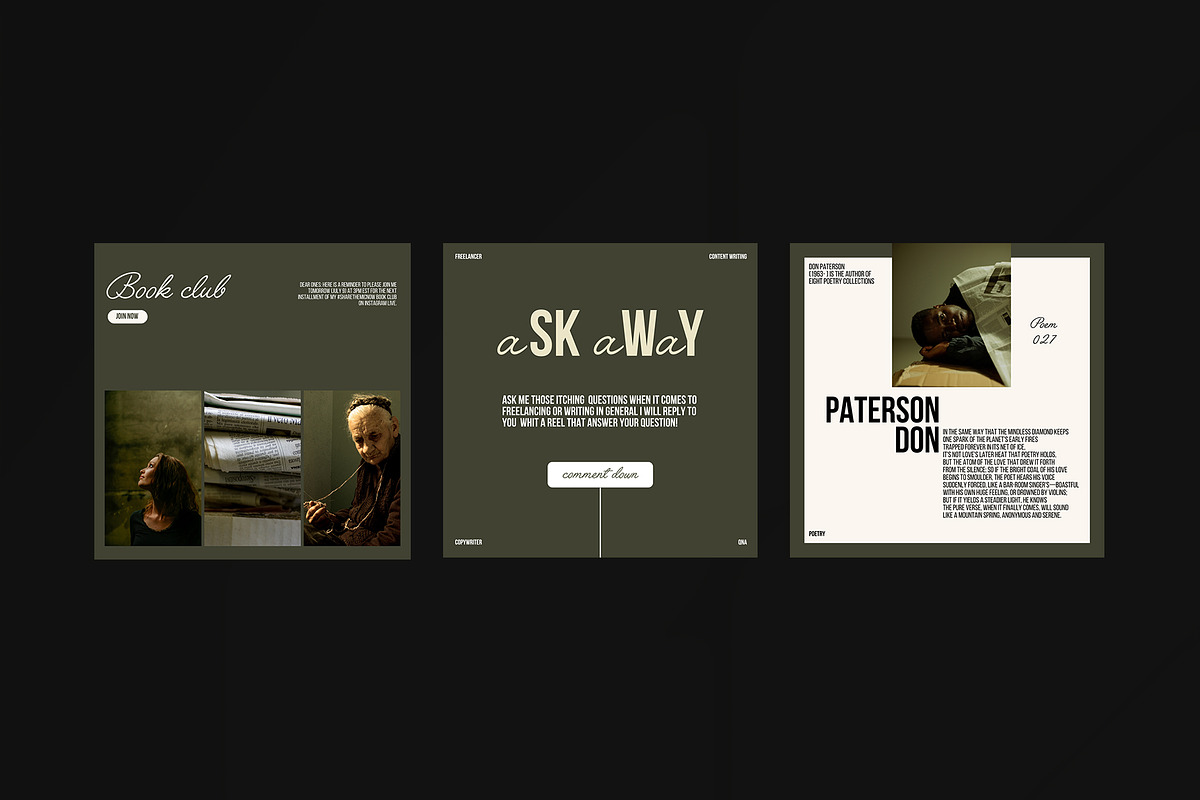 WRITERs | Social Media Pack, a Social Media Template by goodesign (Photo 5 of 12)