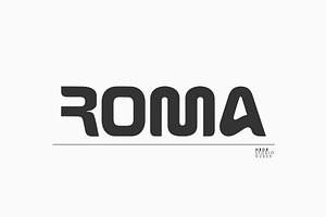 Roma - Logo Font