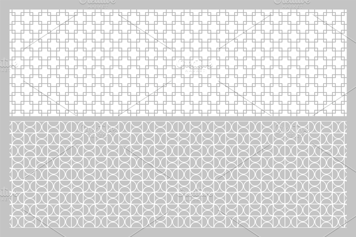 Elegant geometric seamless patterns, a Pattern Graphic by ExpressShop