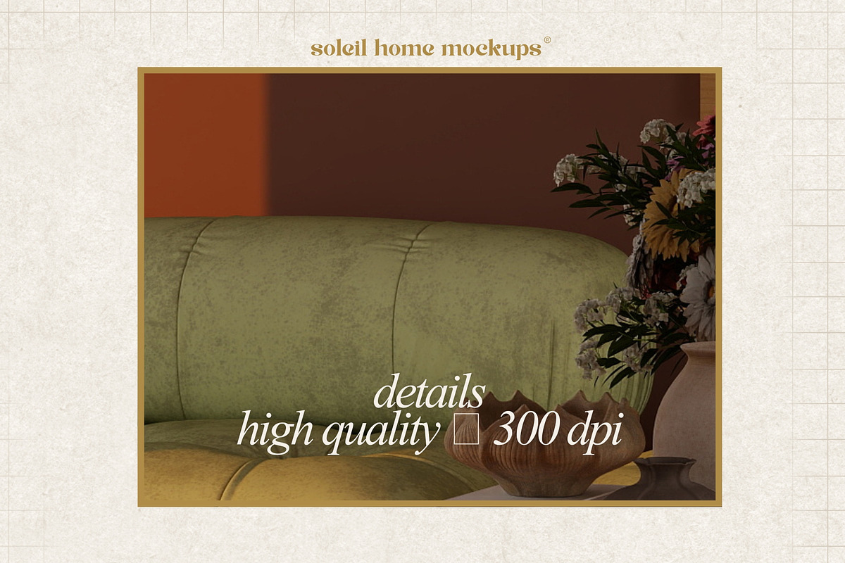 OLIVE | Warm Frame Mockup Set, a Household Mockup by SoleilHomeMockups (Photo 8 of 11)