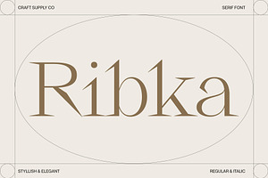 Ribka - Elegant Serif