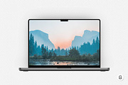 MacBook Pro 2022 Mockup, a Mac Mockup by Graphic Ghost (Thumbnail 2 of 2)