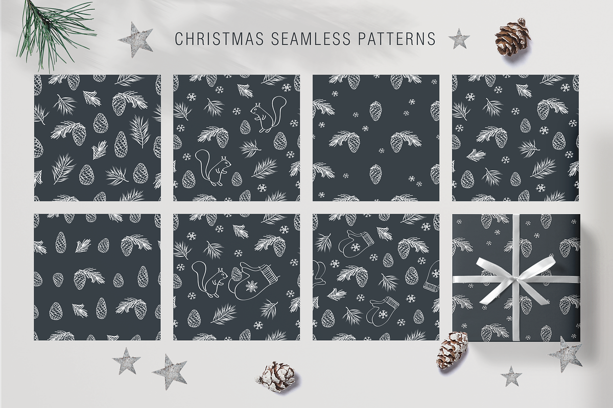Winter Collection, a Decorative Illustration by Tkoko vectors & patterns (Photo 8 of 15)