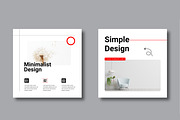 Minimalistic Social Media Layouts, a Social Media Template by MightyDesign (Thumbnail 5 of 8)