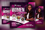Women Conference Flyer Bundle, a Print Template by AfzaalGraphics (Thumbnail 9 of 11)