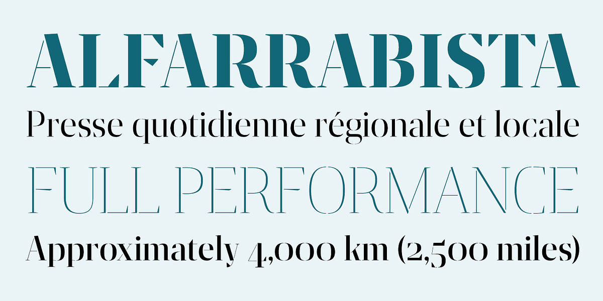 Gazeta Stencil Display, a Serif Font by Vanarchiv (Photo 7 of 7)
