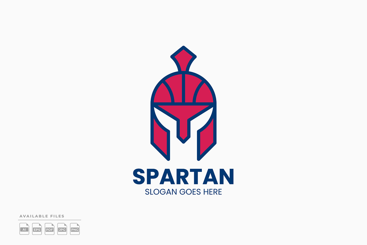 Spartan Basketball Logo, a Branding & Logo Template by Zeer Graphic