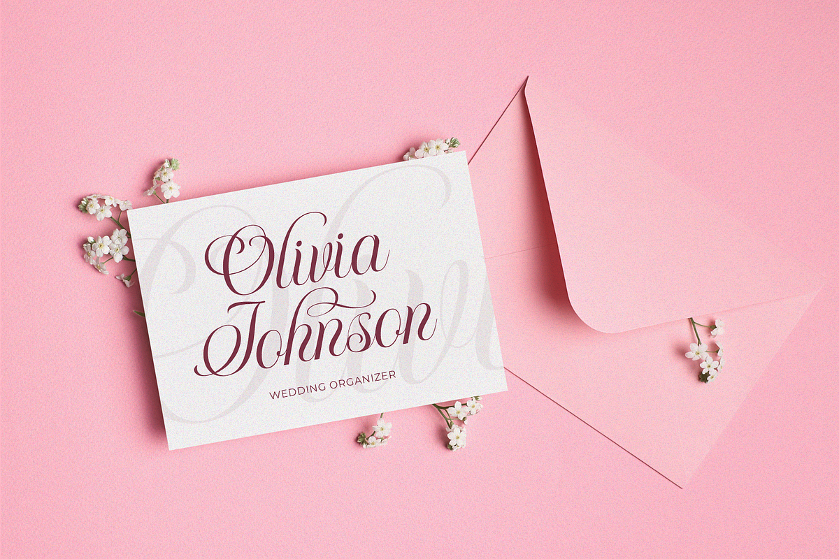 Floralina - Modern Cursive Script, a Script Font by Pixesia Studio (Photo 9 of 12)