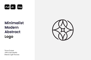 Minimalist Modern Abstract Logo, a Branding & Logo Template by Luxury Logos