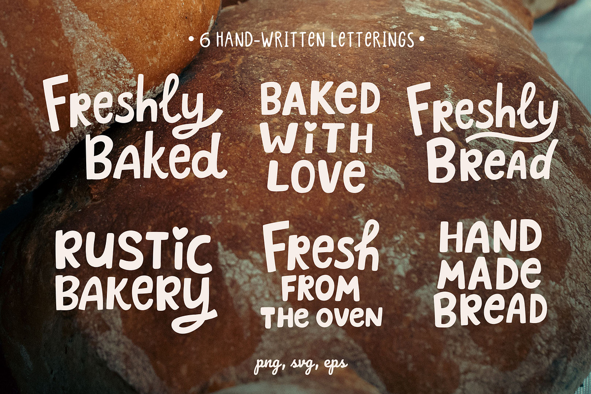 Bakery illustrations & patterns, a Food Illustration by Alenkakarabanova (Photo 6 of 12)