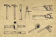 Vintage Hand Tools Illustrations, an Illustration by Hatch Design Workshop (Thumbnail 3 of 7)