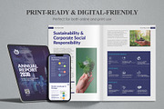 Annual Report Template Canva, a Brochure Template by Oshin Design (Thumbnail 3 of 7)