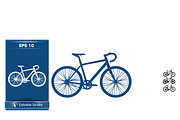 Stylish Bicycle Vector Set, a Transportation Illustration by CarWrap design (Thumbnail 2 of 3)