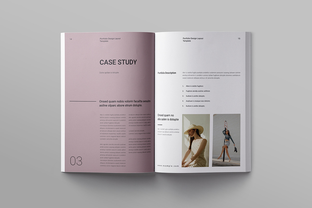 Design Portfolio and Resume Template, a Brochure Template by ElvinPrint (Photo 6 of 9)