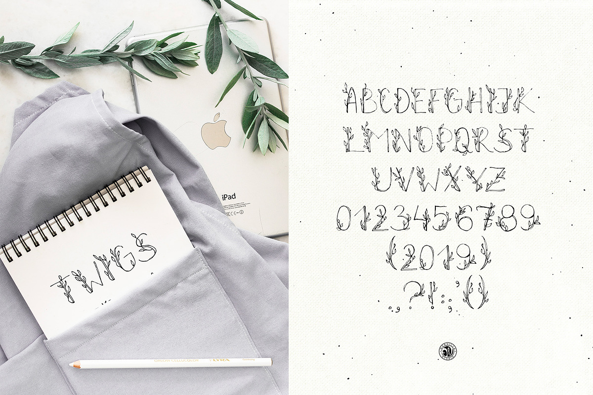 Twigs Font preview 4