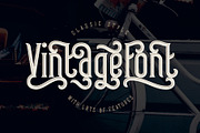 Frizzy vintage font, a Symbol Font by Gleb Guralnyk (Thumbnail 2 of 8)