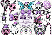 Pastel & Spooky Christmas Patterns, a Pattern Graphic by Sonch' s Curiosities (Thumbnail 2 of 4)