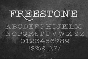 Freestone - Handmade Font