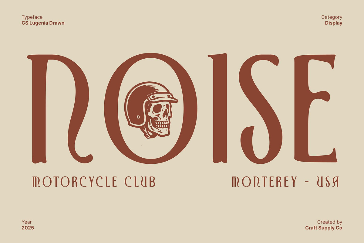 CS Lugenia Drawn, a Serif Font by Craft Supply Co. (Photo 2 of 8)