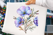 watercolor summer wildflowers clipar, an Illustration by GatewayDesign (Thumbnail 8 of 9)