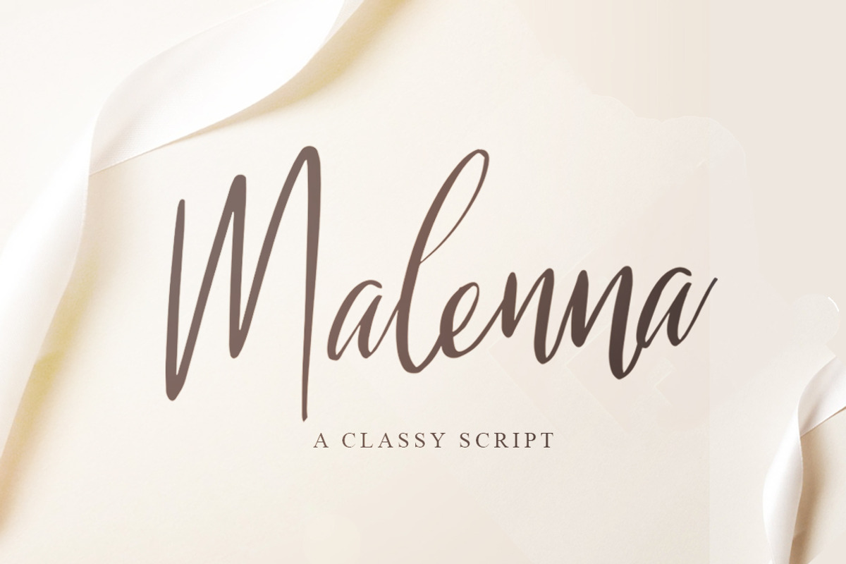 Malenna Script preview 7