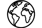 Earth Day Globe Silhouette Set, a Finance Illustration by Designer_Momina (Thumbnail 12 of 29)