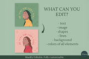 Girls Empowerment Instagram Quotes, a Social Media Template by Clairee Design Studio (Thumbnail 4 of 7)
