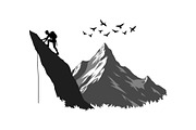 Adventure Hiking Silhouette Bundle, an Object Graphic by Designs_River (Thumbnail 15 of 16)