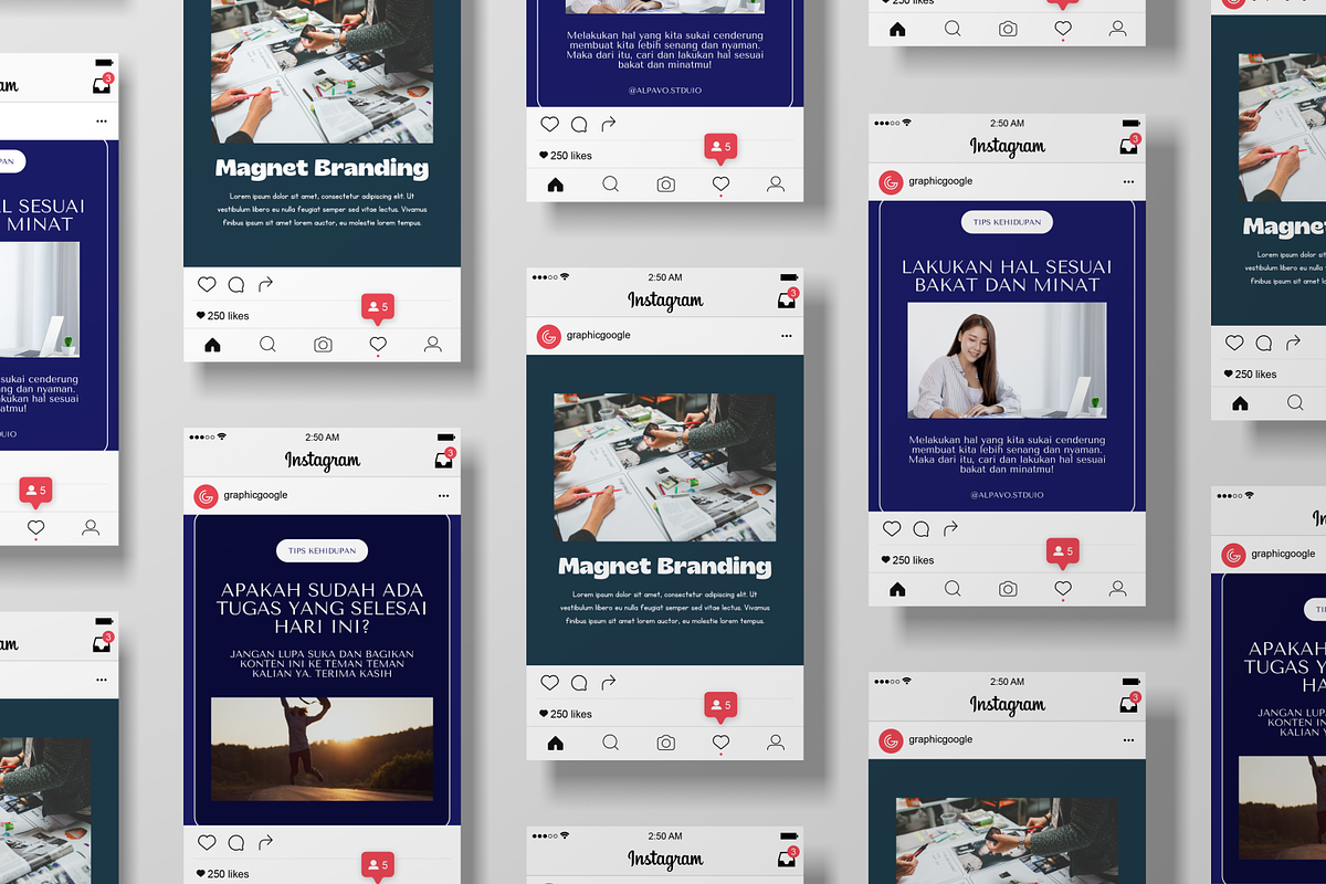 Instagram Template | Canva, a Social Media Template by Al Pavo Studio (Photo 2 of 3)