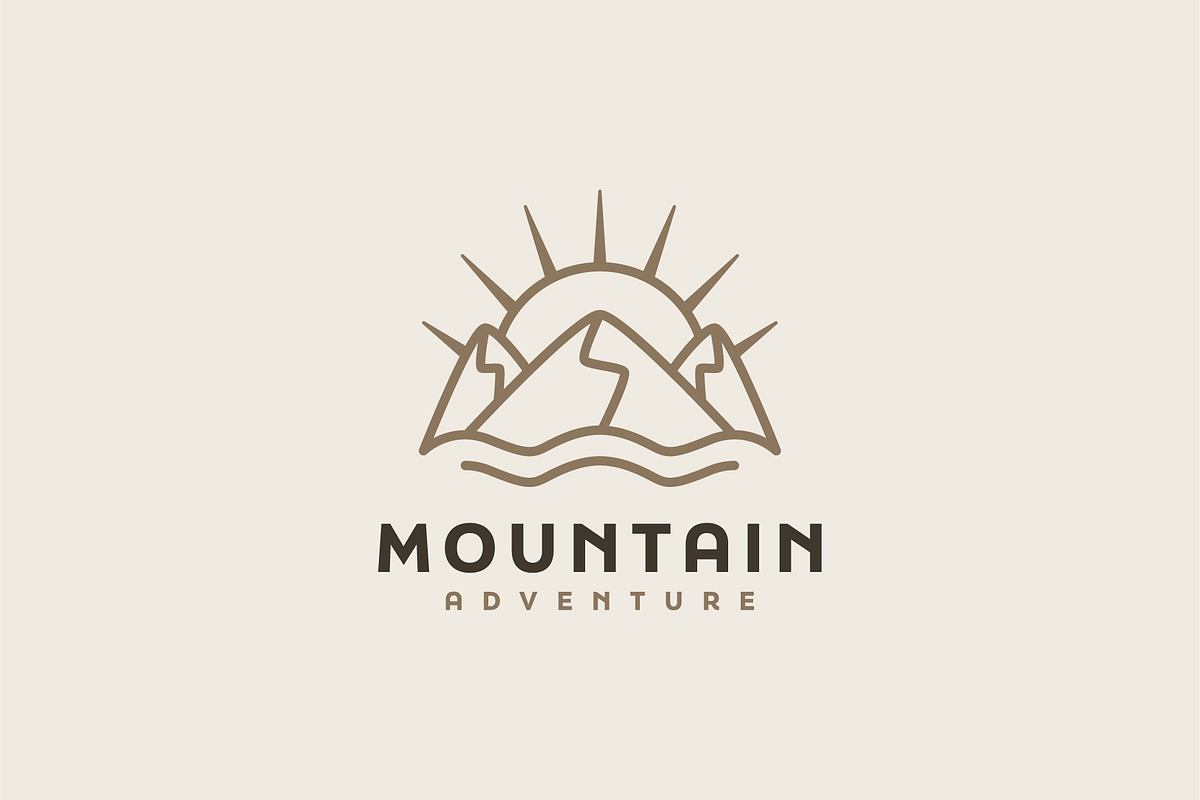 Mountain Logo Outdoor Adventure, a Branding & Logo Template by Guna Studio (Photo 13 of 18)