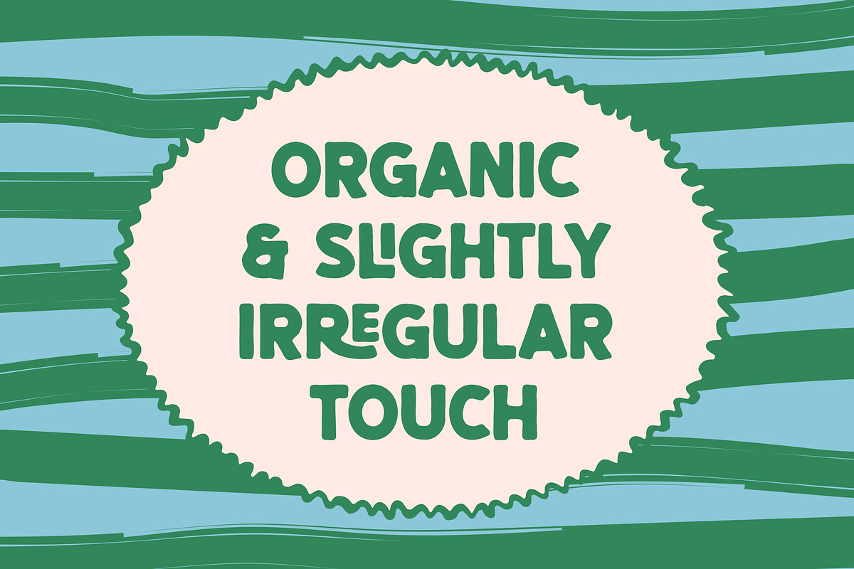 Cherry Chuckle - Chunky Hand Drawn, a Sans Serif Font by Imoodev (Photo 5 of 10)