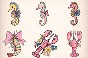 Fisherman Sardines Aesthetic Clipart, an Illustration by Digital Artistic99 (Thumbnail 4 of 11)