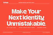 Gatega - Modern Inktrap Sans Family, a Sans Serif Font by agnyhasyastudio (Thumbnail 15 of 15)