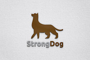 Strong Dog Pet Animal Character Logo, a Branding & Logo Template by jongcreative (Thumbnail 1 of 3)