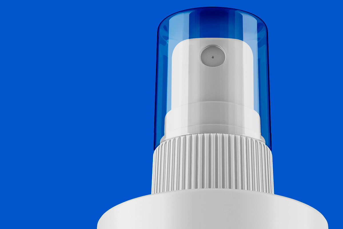 Plastic Bottle with Pump Mockup, a Packaging Mockup by Reformer Mockup (Photo 2 of 8)