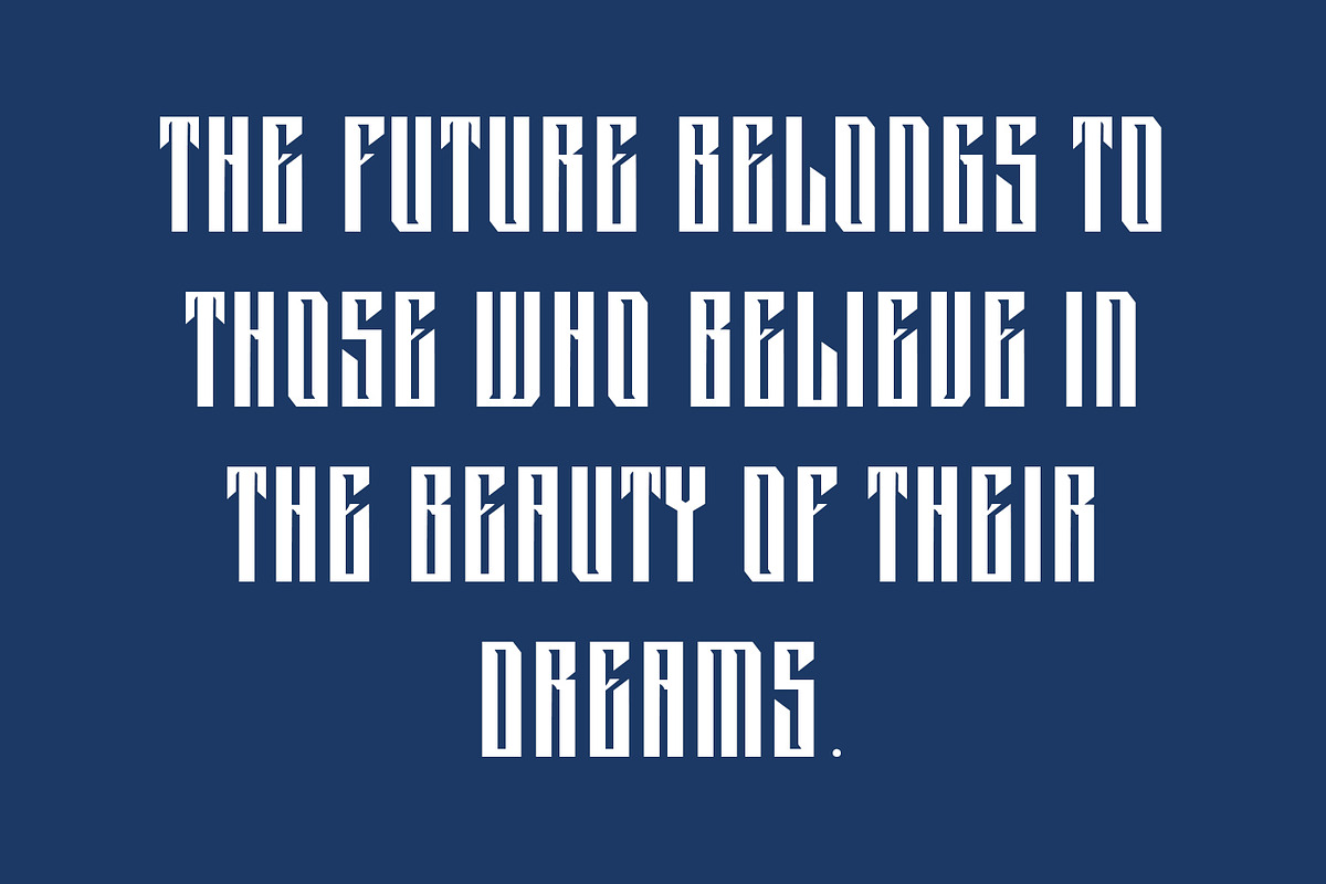 Cranax Decorative Display Font, a Blackletter Font by Maulana Creative (Photo 7 of 7)